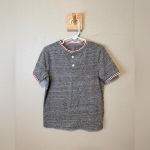 GAP Gray Kids Shirt with Red and White Accents